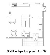 First Floor layout proposed First Floor layout proposed